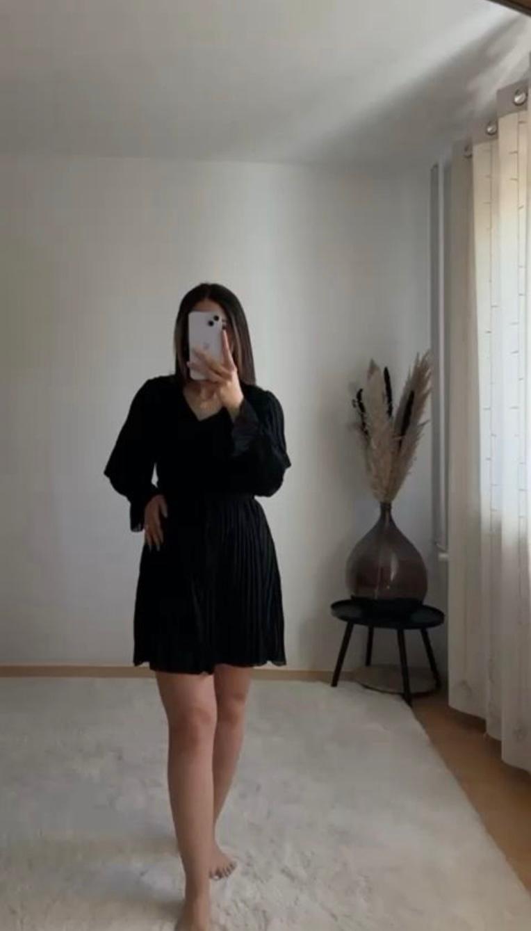 Plissee Kleid Aurora
