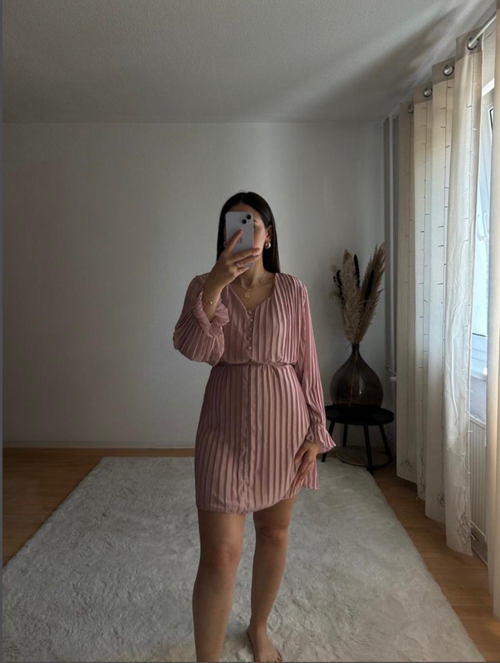 Plissee Kleid Aurora